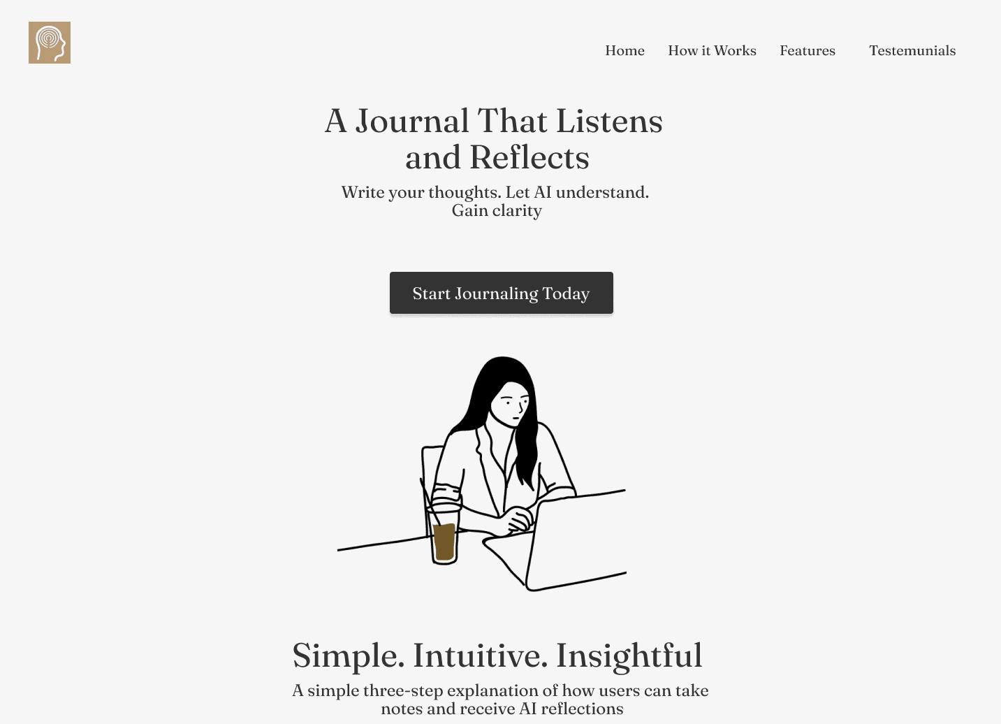 Journal AI app
